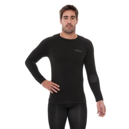 CAMISETA THERMOLITE MANGA LARGA NEGRO XXL
