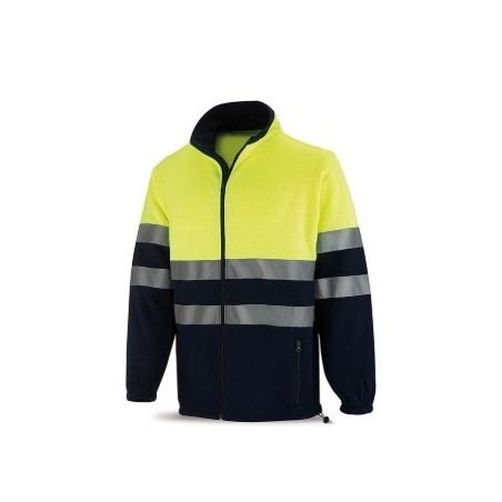 CHAQUETA POLAR ALTA VISIBILIDAD BICOLOR T.2XL