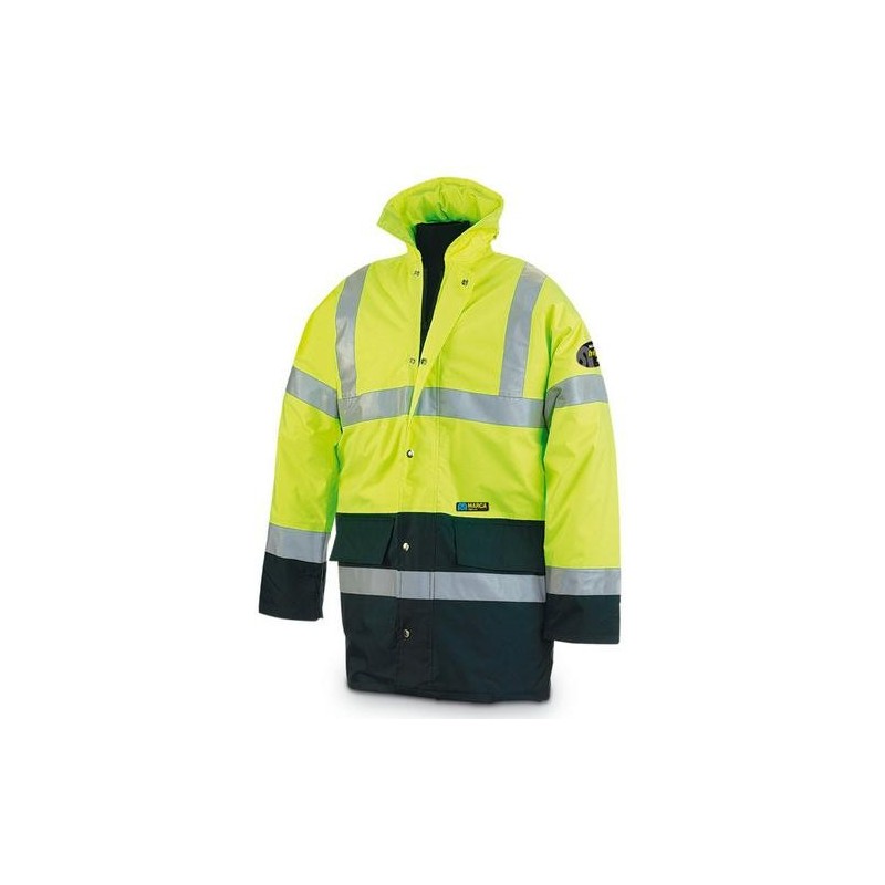 PARKA FLUO MIXTA AMARILLA/AZUL T.S 288PFMIXYFA