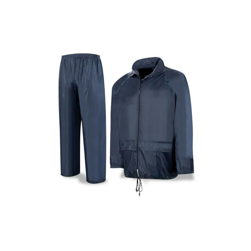 TRAJE AGUA INGENIERO POLIESTER/PVC AZUL T.XL