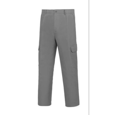 PANTALON MULTIBOLSILLOS TERGAL GRIS 44