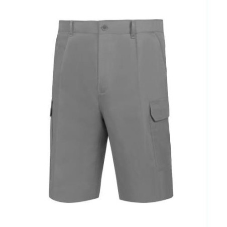 BERMUDA MULTIBOLSILLOS TERGAL GRIS 50