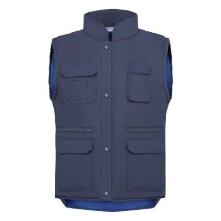 CHALECO MULTIBOLSILLOS FORRO POLAR 1020AM- L