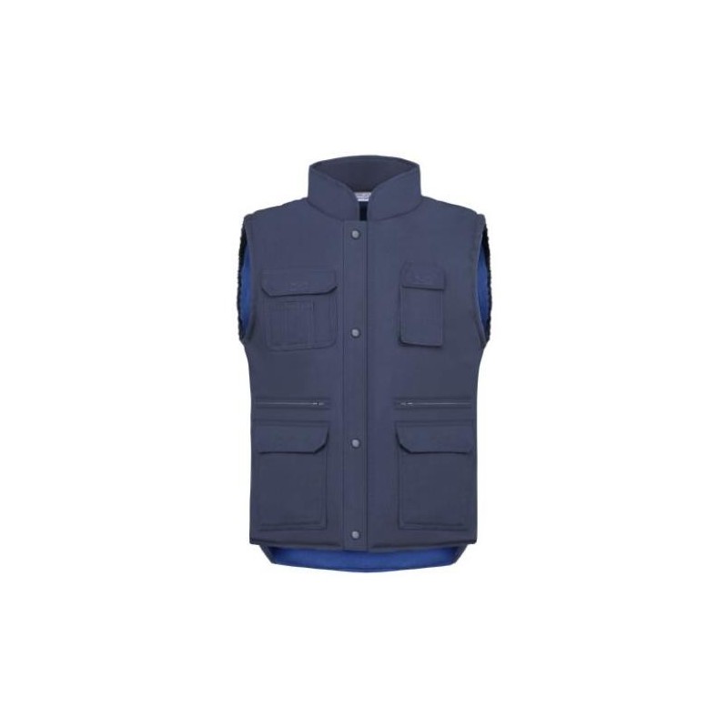 CHALECO MULTIBOLSILLOS FORRO POLAR 1020AM-XXL