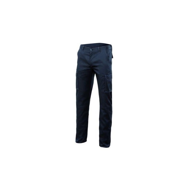 PANTALON ALGODON/FIBRA/POLIESTER STRETCH NEGRO T50