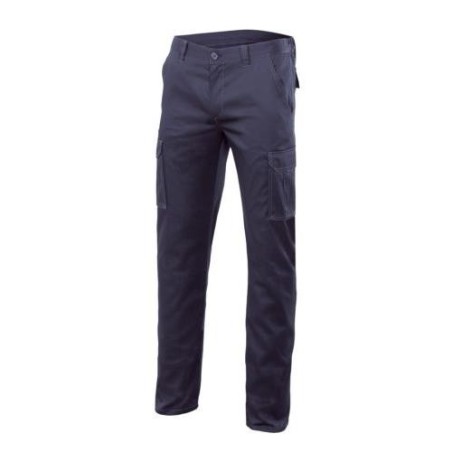 PANTALON ALGODON/FIBRA/POLIESTER STRETCH MARINO 42
