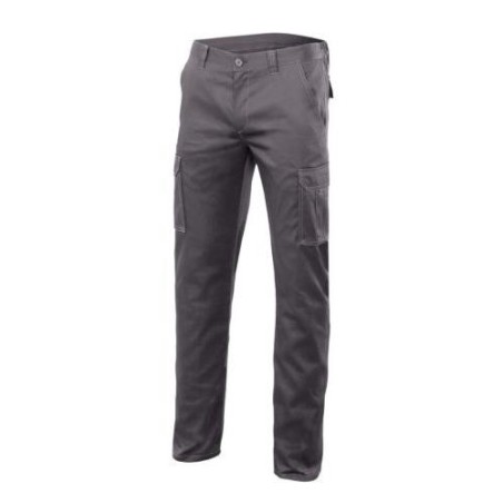 PANTALON ALGODON/FIBRA/POLIESTER STRETCH GRIS T50