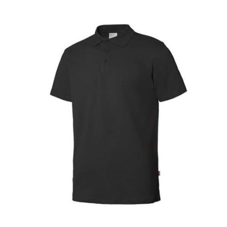 POLO STRETCH MC HOMBRE NEGRO XL