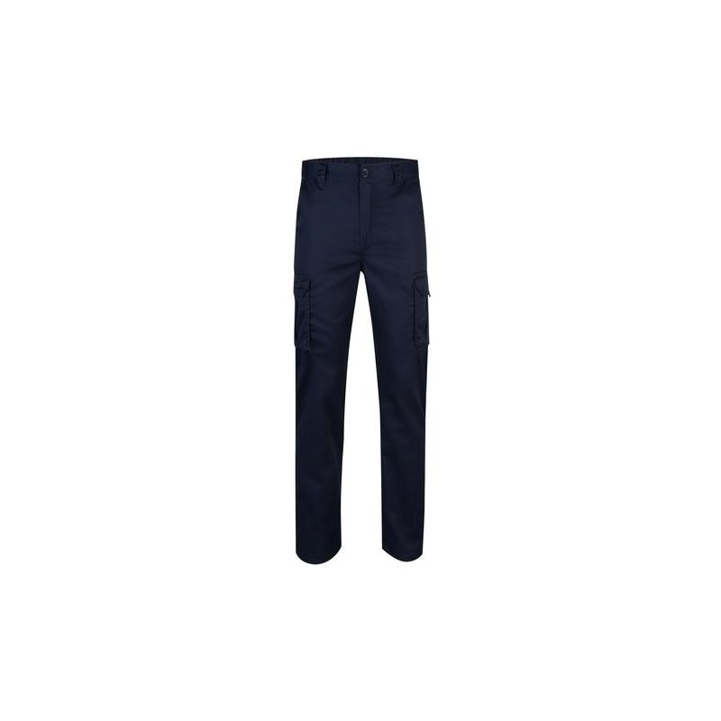 PANTALON STRETCH COLOR AZUL NAVY TALLA 42 103002S