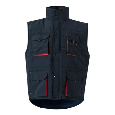 CHALECO ACOLCHADO BICOLOR AZUL/ROJO T.L 205902