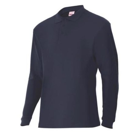 POLO MANGA LARGA AZUL NAVY P105503 61 T- M