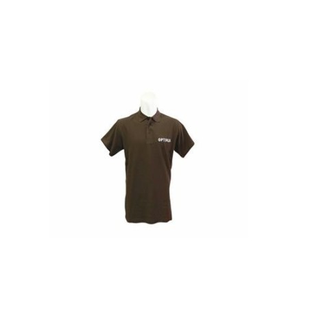 POLO CHICO M/CORTA OPTIMUS MARRON (ALMACEN) XXL