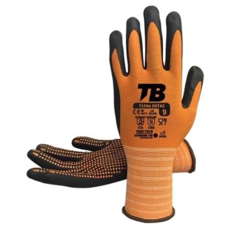 GUANTE NAILON+ELASTANO RECUBIERTO NITRILO FOAM T10
