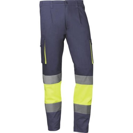 PANTALON AZUL MARINO BANDA AMARILLO MYKONOS T.M