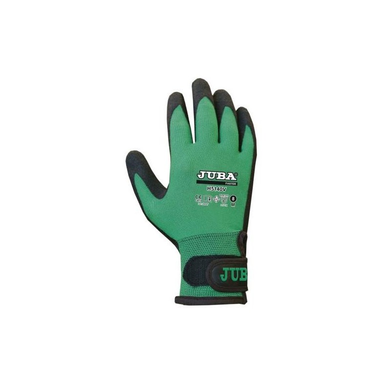 GUANTE NYNJA HPT NYLON Y PVC PALMA T-8