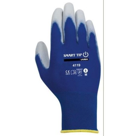 GUANTE POLIESTER SMART TIP PU. H4119/10 PAR