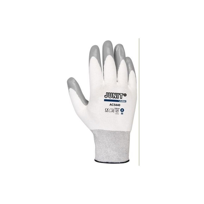 GUANTE POLIAMIDA+NITRILO JUNIT AC5-440/9 T- 9 PAR