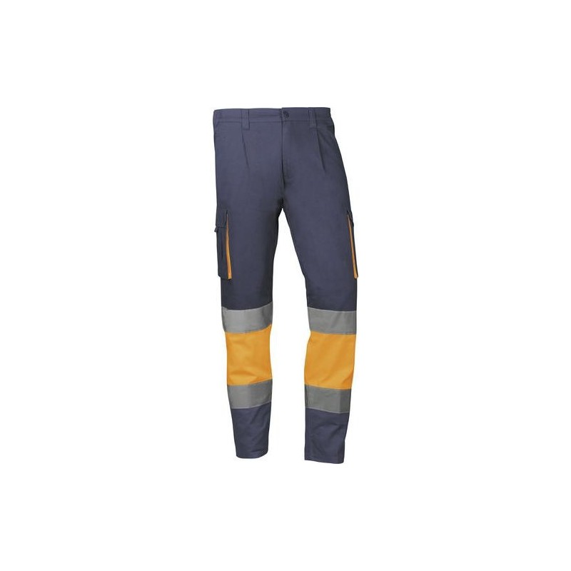 PANTALON MULTIBOLSILLOS MYKONOS NARANJA/MARINO T.S
