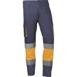 PANTALON ALTA VISIBILID MYKONOS NARANJ/MARIN T.3XL