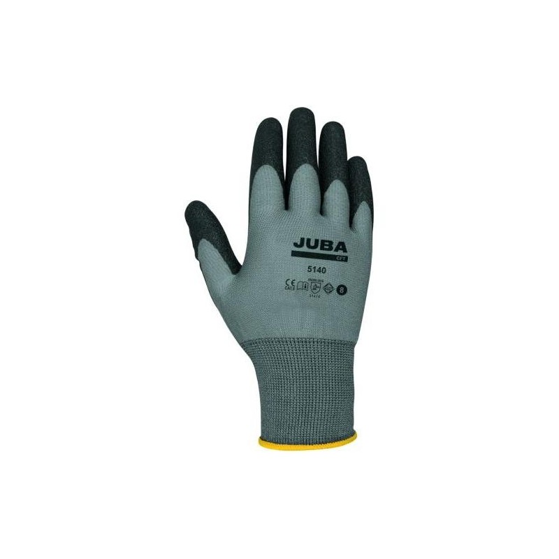 GUANTE NYLON/PVC NEGRO CFT H5140-M PAR