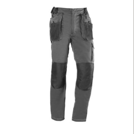 PANTALON MULTIBOLSILLOS FLEX GRIS/NEGRO 171-XS