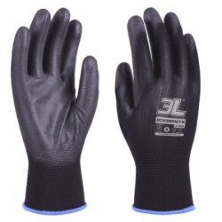 GUANTE PU NEGRO S/COSTURAS ECOCONTACT N A2000 T- 6