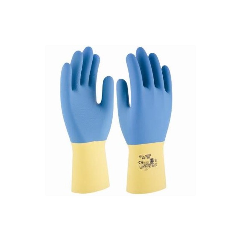 GUANTE BICOLOR POLICLOROPRENO/LATEX BI-NEOX T-8