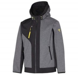 CHAQUETA ISSA LINE RUSH GRIS/NEGRO T-M 04526B