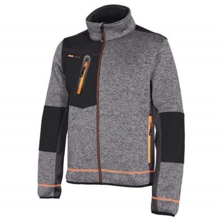 CHAQUETA ISSA LINE REVENGE GRIS T-XXL 8881B