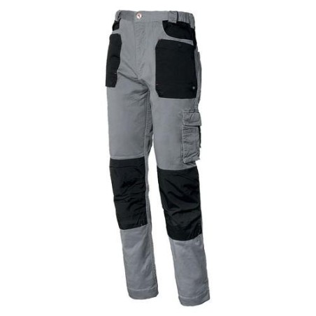 PANTALÓN STRETCH GRIS/ NEGRO 8730B-080 T.5XL
