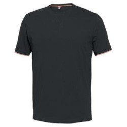 CAMISETA RAPALLO 100% COTONE NEGRO 8182 T-S