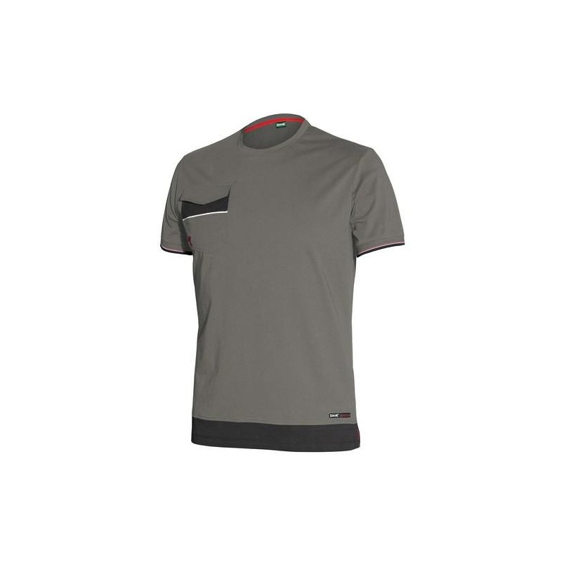 CAMISETA BOOM 100% ALGODON GRIS T.S 8810B-080-S