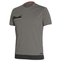 CAMISETA BOOM GRIS 100% ALGODON T. M 8810B-080-M