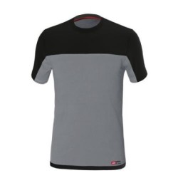 CAMISETA STRETCH GRIS/NEGRO 8772 T-M