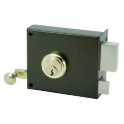 CERRADURA SOBREPONER 125A 80MM HE IZQ PERFIL