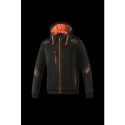 SUDADERA TECNICA COLORADO NEGRO/NARANJA T.XL