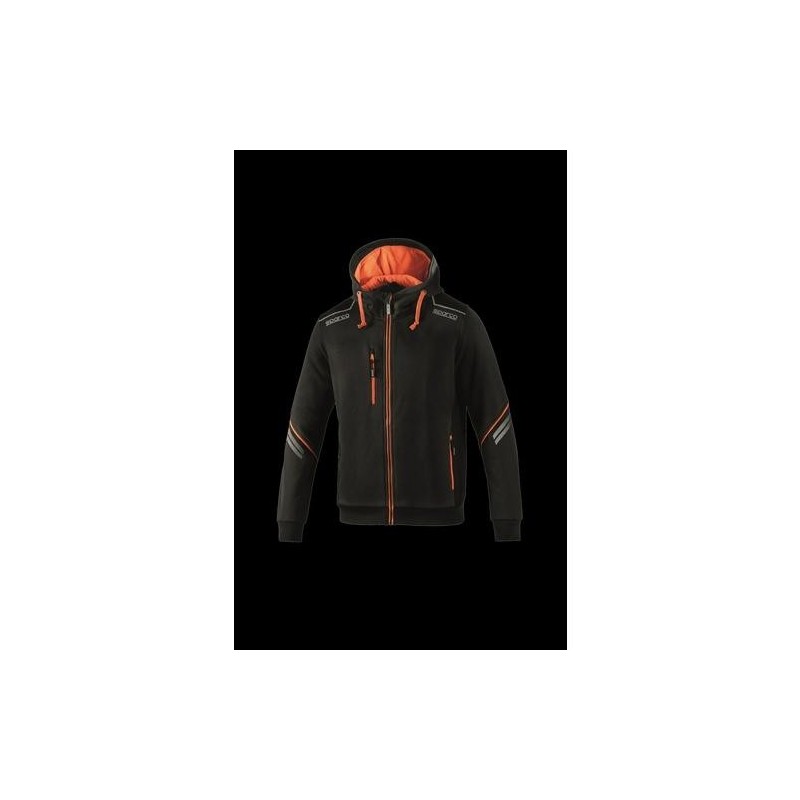 SUDADERA TECNICA COLORADO NEGRO/NARANJA T.3XL