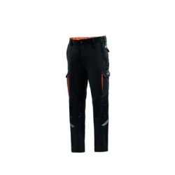 PANTALON TECNICO OREGON NEGRO/NARANJA T.S