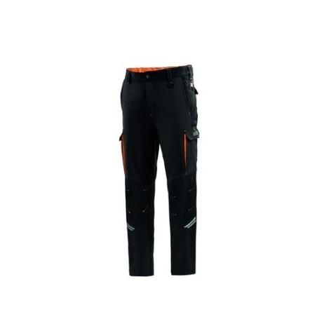 PANTALON TECNICO OREGON NEGRO/NARANJA T.2XL