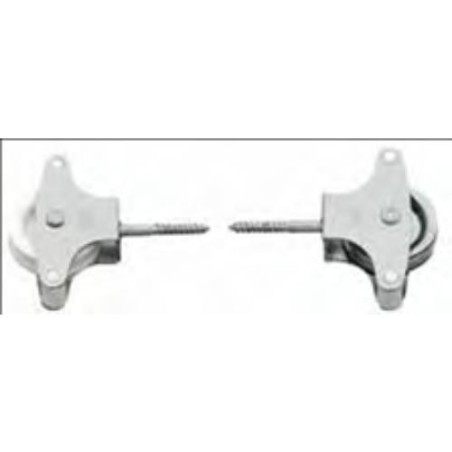 POLEA 4 CINCADA ROLDANA METALICA 692