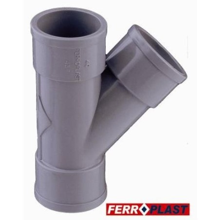INJERTO PVC GRIS HM.-HM. 45   32 MM. 205333