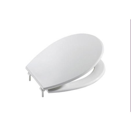 ASIENTO BAÑO WC VICTORIA BLANCO CON BISAGRAS NYLON