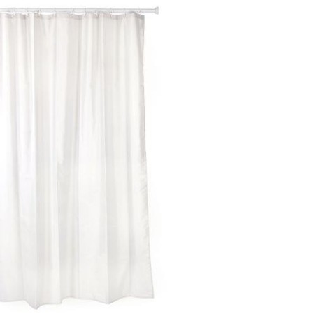 CORTINA BAÑO POLIESTER 220X200 BLANCO ANILLAS