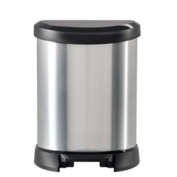 CUBO 5 L. CON PEDAL DECOBIN PLATA185376