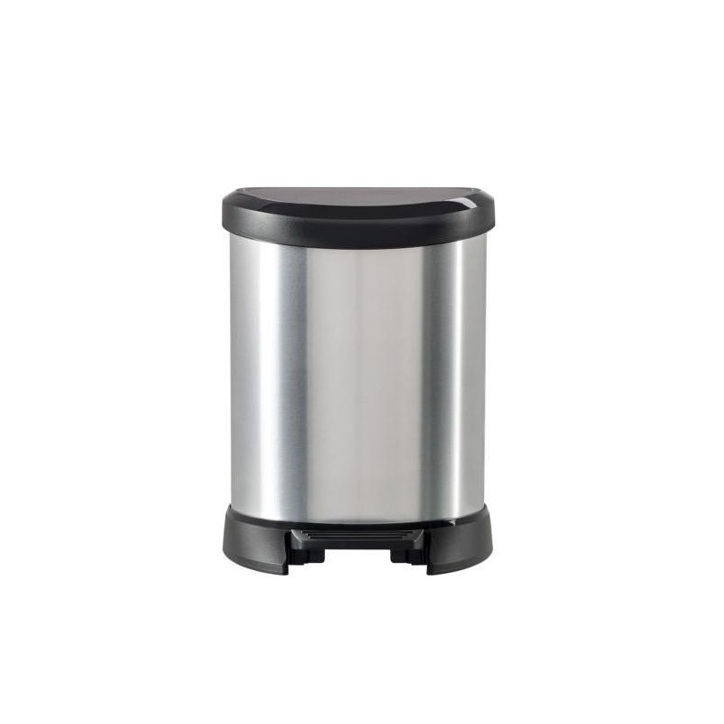 CUBO 5 L. CON PEDAL DECOBIN PLATA185376