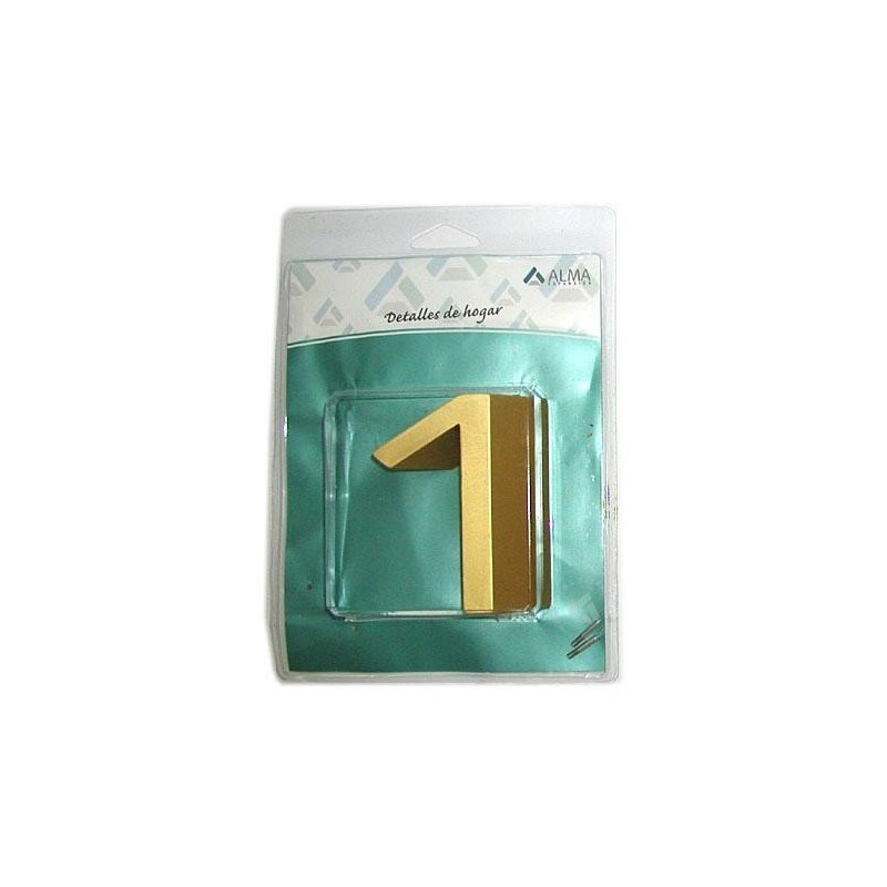 NUMERO ELEGANT DORADO 5 ALMA