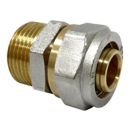 ENLACE RECTO ROSCA MACHO MULTICAPA DN20X1/2