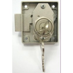 CERRADURA SOBREPONER NIQUEL 23R NIQUELADO MATE-25