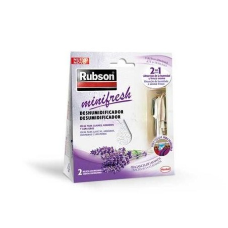 DESHUMIDIFICADOR PERCHA MINIFRESH LAVANDA 2X50 GR.
