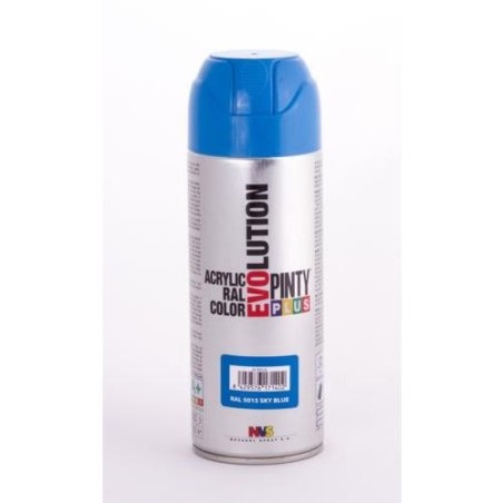 PINTURA SPRAY PINTY PLUS AZUL BRILL.RAL 5015 520ML